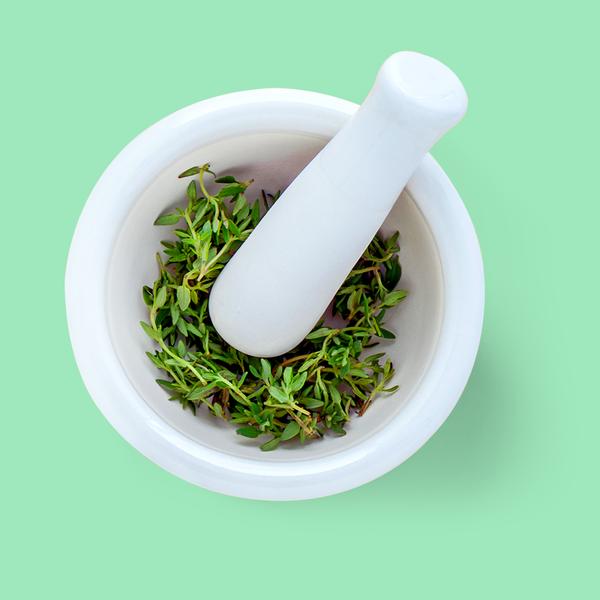Add <span>a minced thyme</span> to your grilled plates.