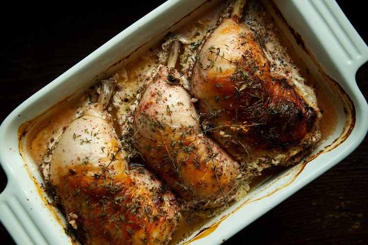 Oven Braised Buttermilk Chicken with Za