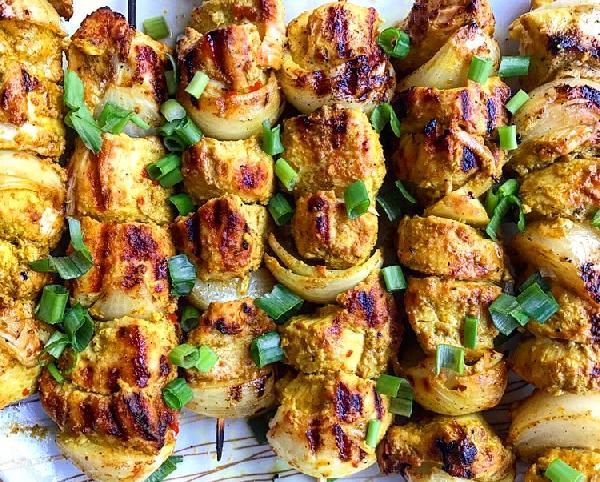 INDIAN CHICKEN SKEWERS
